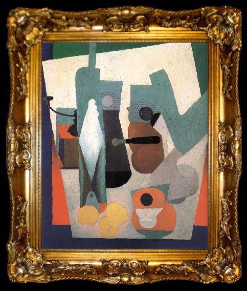 framed  Diego Rivera The Stil-life have lemon, ta009-2